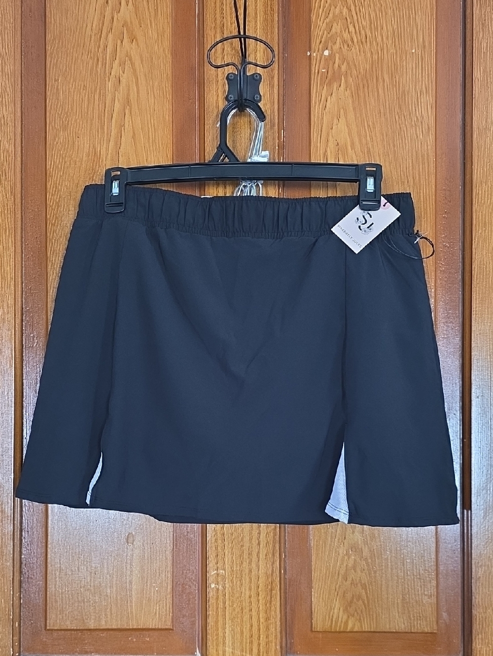 Sincerely Jules Black Skort with White Accents